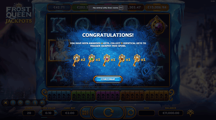 Frost Queen Jackpots Screenshot 2